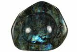 Polished, Flashy Labradorite Bowl - Madagascar #117251-1